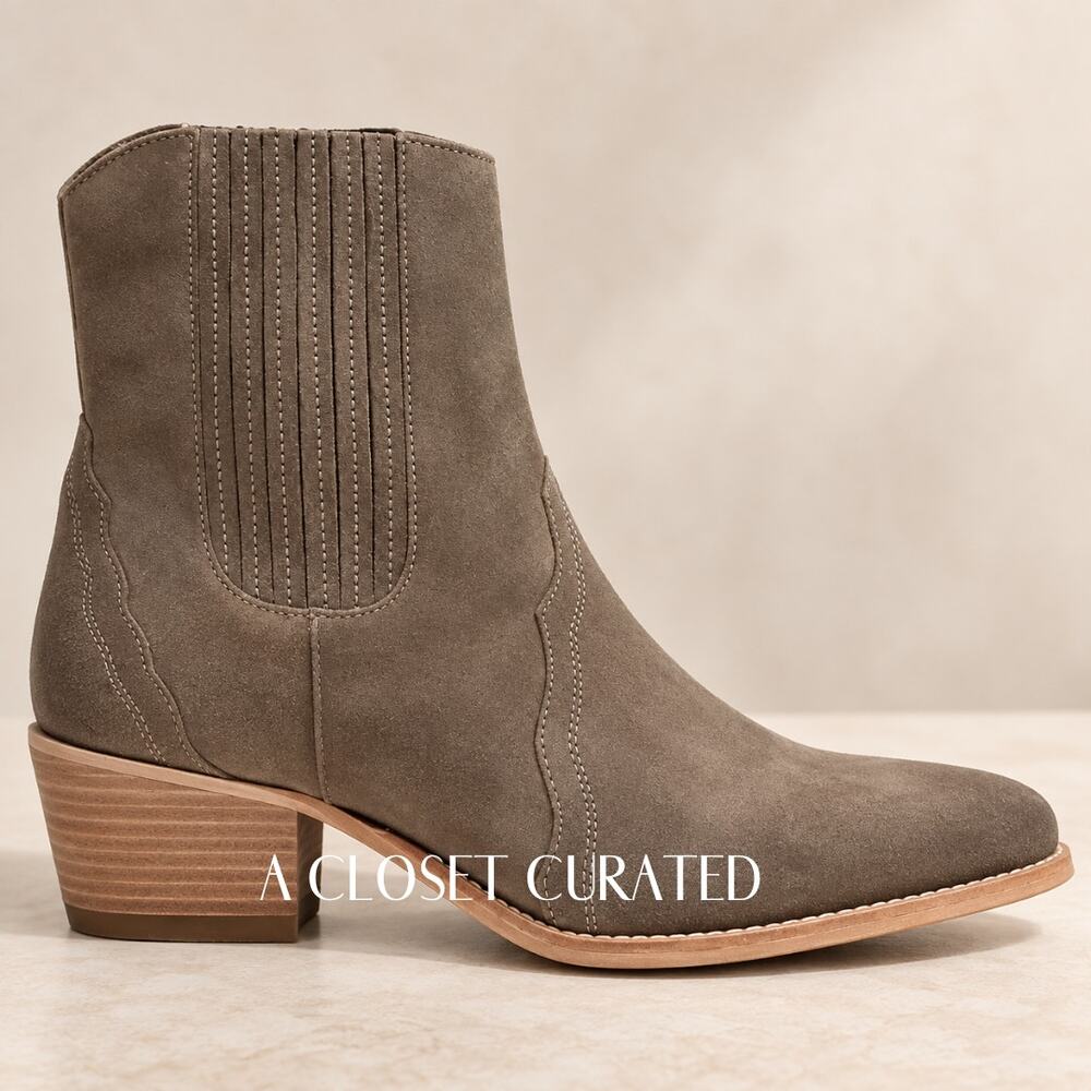 Free People New Frontier Chelsea Boot 10 Grey NEW